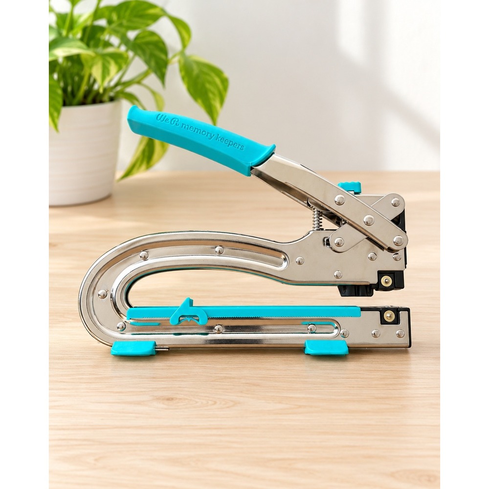 We R Memory Keepers Crop-A-Dile II Big Bite Punch Eyelet Grommet Setter 6" Reach